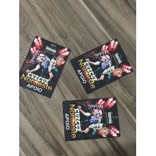 CREDENCIAIS / CRACHÁS PARA EVENTOS EM PVC 4X0 - 10×14 cm - Crachá Grande - Sem Cordão