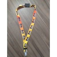 Cordão Digital Personalizado 20mm Acabamento todo em Plástico e Trava de Segurança