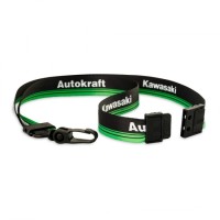 Cordão Digital Personalizado 20mm acabamento em 01 Mosquetão em Plástico e Trava de Segurança