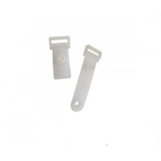 Prendedor Plástico para cordão de Crachá - 20 mm Substitui o jacaré de Metal
