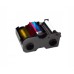 Ribbon Color Fargo 45000 YMCK Dtc1000/Dtc1250 250 Impressões